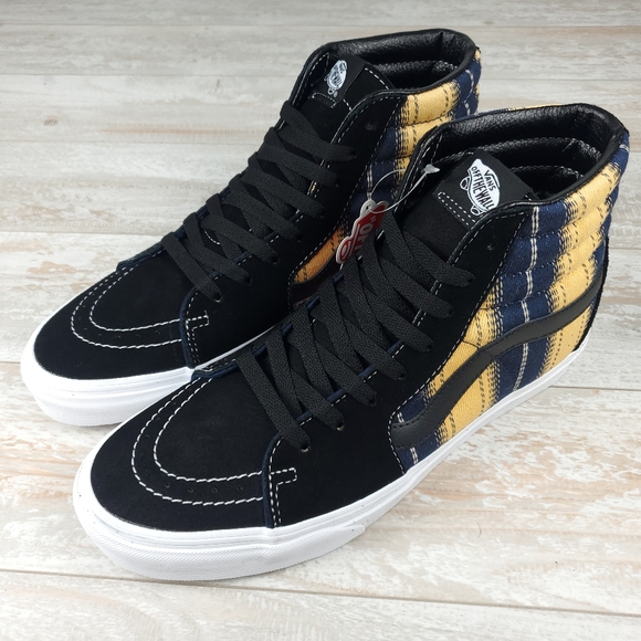 Vans SK8-Hi Denim Stripes Black/True White - Picture 3 of 7